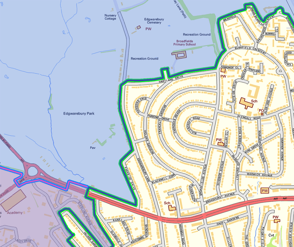 map NW